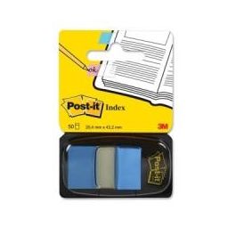 Post-it 7000144930 Blister Dispensador 50 Marcadores Index Azul Brillante 25,4x43,2mm