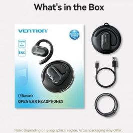 Vention NBPN0 Auriculares Deportivos Open Ear OpenBeat O11, Bluetooth 5.3 con Estuche de Carga USB Tipo-C, Color Beige