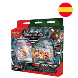 Pokemon Juego de Cartas Baraja Charizard Español, Juego de Cartas Coleccionables +6 Años con 60 Cartas y Accesorios