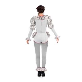 Disfraz payasa siniestra body, medias y tobilleras con volante talla m Disfraz payasa siniestra body, medias y tobilleras con volante talla m