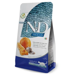 Farmina N&D Cat Ocean Pumpkin Arenque 300 gr - Alimento para gatos adultos con calabaza y arenque, rico en Omega-3 y antioxidantes Precio: 7.27628. SKU: B1FFDKG69Y