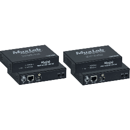 Muxlab Kit Transmisor-Receptor HDMI IR HDBaseT 4K a 40m, 1080p a 70m, con Alimentación PoE