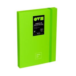 Grafoplás 91271021 Caja de Proyectos Unequal Minimal de Polyfoam, Folio, Verde, Lomo 30mm, Apertura 360º y Cierre con Goma Precio: 15.49999957. SKU: B14MFBVQAX