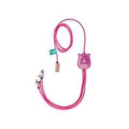 Wondee Cable de Carga 3 en 1 Squishmallows Lola La Unicornio Oficial 1.2 m - Micro USB, USB-C, Lightning para Apple, Samsung, Huawei Precio: 20.1586. SKU: B1GGNE3YYT