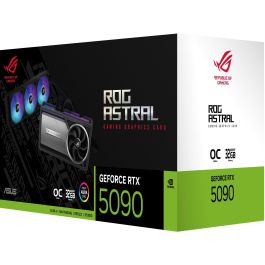Asus 90YV0LW2-M0NA00 Tarjeta Gráfica ROG Astral LC GeForce RTX 5090 OC 32GB GDDR7 con Refrigeración Líquida AIO 360mm PCIe 5.0