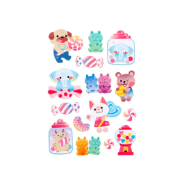 Imaginovo Magic Dreams Dulces Pegatinas con Relieve 210x130 mm