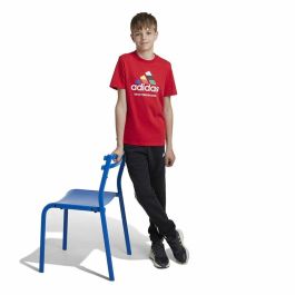 Camiseta de Manga Corta Unisex Adidas Tiro Nations Pack Graphic Rojo