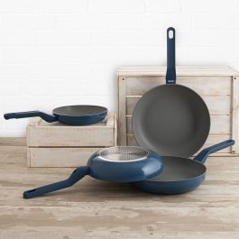 Sartén Quid Baltic Blanco Metal Ø 20 cm (5 Unidades)