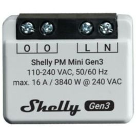 Shelly PM Mini Gen. 3 Relais WLAN BT Unterputz Interruptor Inteligente 1P Inalámbrico Compatible con Alexa Google Home Precio: 27.50000033. SKU: B1HSECX88D