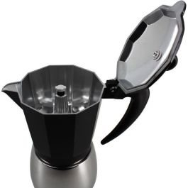 Menastyl 3935072 Cafetera italiana de aluminio para 12 tazas, compatible con todo tipo de fuegos e inducción