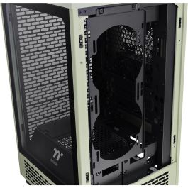 Thermaltake Tower 200 Mini Torre PC Verde con Soporte para Discos Duros 2.5/3.5 pulgadas y Ventiladores 120/140 mm