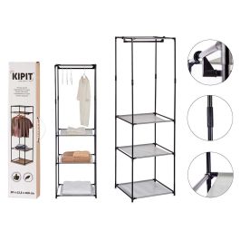 Armario Abierto Kipit 160 cm Negro/Gris - 43.5x50x160 cm (6 Unidades) Precio: 90.49999948. SKU: S3609403