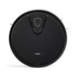 Livoo DOH135N Aspiradora Robot 800 Pa, 70 min Autonomía, 67 dB, Depósito 500 mL, Negro