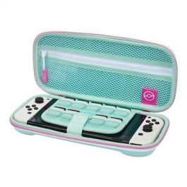 Power A NSCS0125-01 Estuche Protector Compacto para Nintendo Switch OLED, Switch y Switch Lite con Soporte de Juego y Almacenamiento para Tarjetas