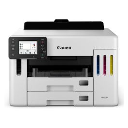 Canon Maxify Gx5550 Megatank Impresora de Inyección de Tinta Wi-Fi, Pantalla Táctil LCD 6,9 cm, A4, Solo Imprimir