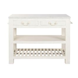 Mueble Auxiliar Home ESPRIT Blanco 119 x 70 x 93 cm