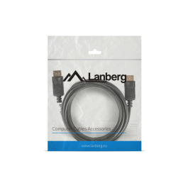 Lanberg Cable Displayport Macho Macho 4K Versión 1.2 Negro 3 Metros Precio: 8.49999953. SKU: S5611057