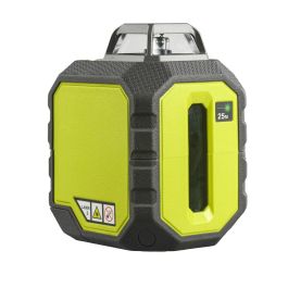 Ryobi RB360GLL Láser verde 360° con alcance 25m y precisión +/- 0,5 mm, incluye bolsa y pilas