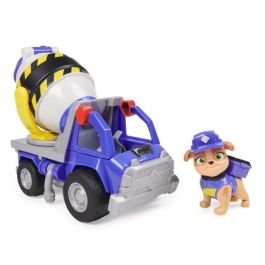 Spin Master 6066540 Paw Patrol Camión Mezclador del Cachorro Mix Vehículo Clásico con Tambor Giratorio y Almacenamiento