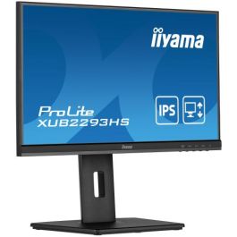 Iiyama ProLite XUB2293HS-B3 Monitor 21.5" IPS Full HD 1920x1080 100Hz 3ms Mate 1x VGA 1x HDMI 1x DP Negro