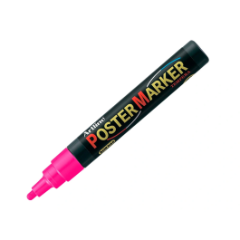 Artline EPP-4-ROS Rotulador Poster Marker Punta Redonda 2 mm Color Rosa Fluor