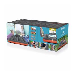 Colchón doble Bestway Roll & Relax 203x183x22 cm Hinchable y Camping 67703 Colchón doble Bestway Roll & Relax 203x183x22 cm Hinchable y Camping 67703