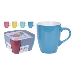 Set de 4 tazas de cafe 34cl colores surtidos Precio: 12.89000053. SKU: B15RW83MDL