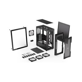Endorfy Regnum 400 ARGB Black - Caja Torre PC ATX/Micro-ATX/Mini-ITX con Iluminación Multi y Ventana Lateral de Vidrio Templado