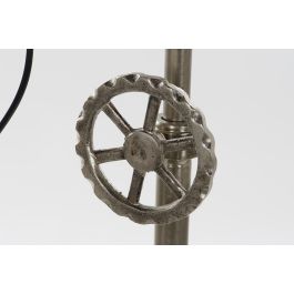 DKD Home Decor Lámpara de Pie Vintage Plateada, Foco de Metal E27 60W, 61 x 182 x 74 cm