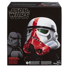 HASBRO Casco Electrónico Black Series Star Wars Incinerator Stormtrooper con Distorsionador de Voz