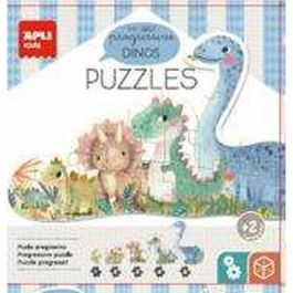 Apli Mi Primer Puzzle Progresivo de Dinosaurios con 6 Fichas, Ideal para Niños de 3 Años o Más Precio: 6.89000015. SKU: B1AFGVY4A8