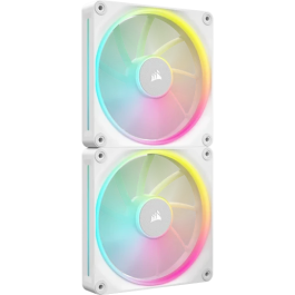 Corsair CO-9051032-WW Ventilador 14 cm Blanco 2 piezas, PWM, LED Multi, 9 Aspas, 350-2000 RPM, 84.7 CFM Precio: 106.58999989. SKU: B1JWMANGMS