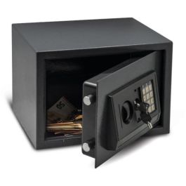 Elem Technic Caja Fuerte Electrónica con Código 16L 25x35x25 cm | Puerta 4mm Pared 2mm | Con Agujeros Pretaladrados, Funciona con Pilas AA Precio: 82.79000048. SKU: B1ANN39G4T