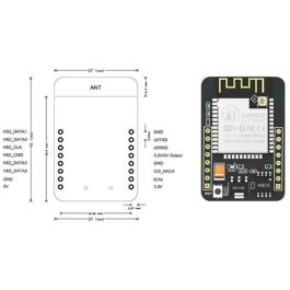 ALLNET 4duino ESP32 Kamera Modul con Cámara OV2460