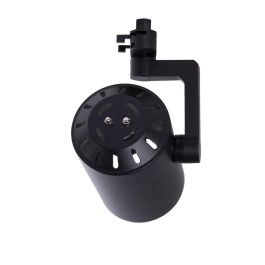 Foco de Carril Monofásico E27 Orientable PAR30/A65 Negro - Pack 2 Unidades para Iluminación de Tiendas y Comercios