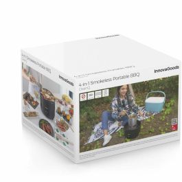 Barbacoa de Carbón sin Humo Portátil CleanQ InnovaGoods