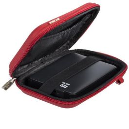 RIVACASE 9101 Funda Rígida para Disco Duro 2.5" HDD Davos Roja