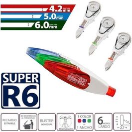 Office Box Recambio Cinta Correctora Super R6 Retráctil 4,2 mmx6M Rojo (24 Unidades) Precio: 36.99696. SKU: B174YDCX28