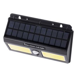 Aplique de Pared LED Solar IP65 con Sensor PIR, Batería Litio 3.7V 1200mAh - LUM-YC-SW8019-COB
