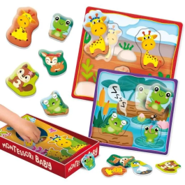 Lisciani Giochi LIS8008324092727 Box Play Family Juego de Aprendizaje Montessori