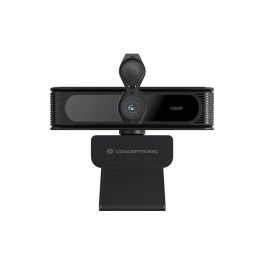 Conceptronic Amdis Webcam FHD 1080P USB con Reconocimiento Facial Windows Hello 30FPS Ángulo 80º