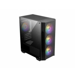 MSI MAG Forge M100A Micro Torre Negro, Transparente, PC Juego