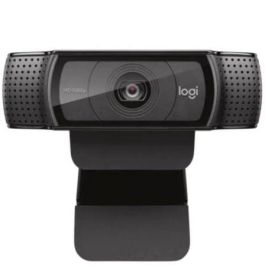 Logitech C920 Webcam Full HD 1080p, Negro, Videoconferencias Nítidas, Micrófonos Estéreo