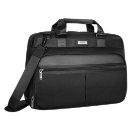 Targus TBT932GL Maletín para Portátil de 16" (40,6 cm) Negro, Nylon/Poliuretano, Resistente al Agua