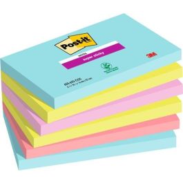 Post-it Notas Adhesivas Super Sticky 76x127 mm, 90 hojas, Pack de 6, Colores Miami Surtidos Precio: 15.49999957. SKU: B1CKBWK4PX