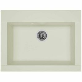 Stradour Fregadero de Cocina Empotrado Hexo, 1 Recipiente sin Escurridor, Resina, Color Blanco, 66x50 cm, Reversible Precio: 141.50000029. SKU: B14VR4E2V9