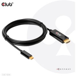 Club 3D CAC-1334 Cable HDMI a USB-C, Activo 4K60Hz, 1.8m, Negro