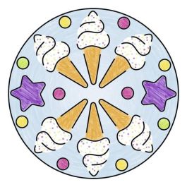 Ravensburger Mandala design Unicornio, Set de Dibujo y Coloreo Famosos Mandalas con Temática de Unicornios para Niñas, Edad Recomendada 6+ años