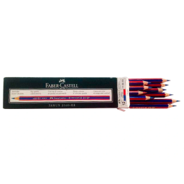 Faber Castell Lápiz Bicolor 2160 Rb Rojo-Azul (Set de 12) (Set de 12)