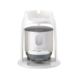 Beaba Bib'expresso Nuevo Blanco/Gris Calentador de Biberones y Comida con Función Baño María